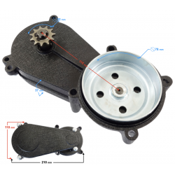 Drive motor cover for mini ATV / pocket gear