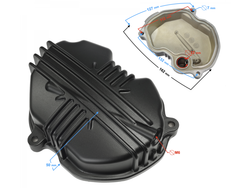 Head cover Cafe Racer