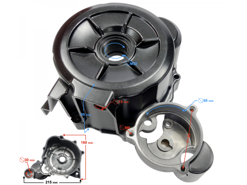 Magneto cover Hyper 125 E5