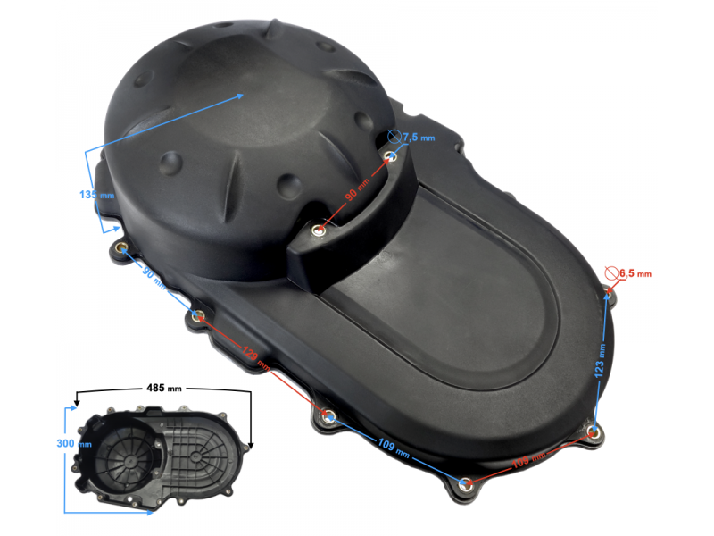 Clutch cover HISUN Tactic 550