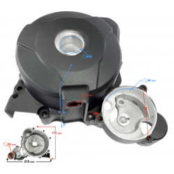 Magneto cover for engine 250cc 4T