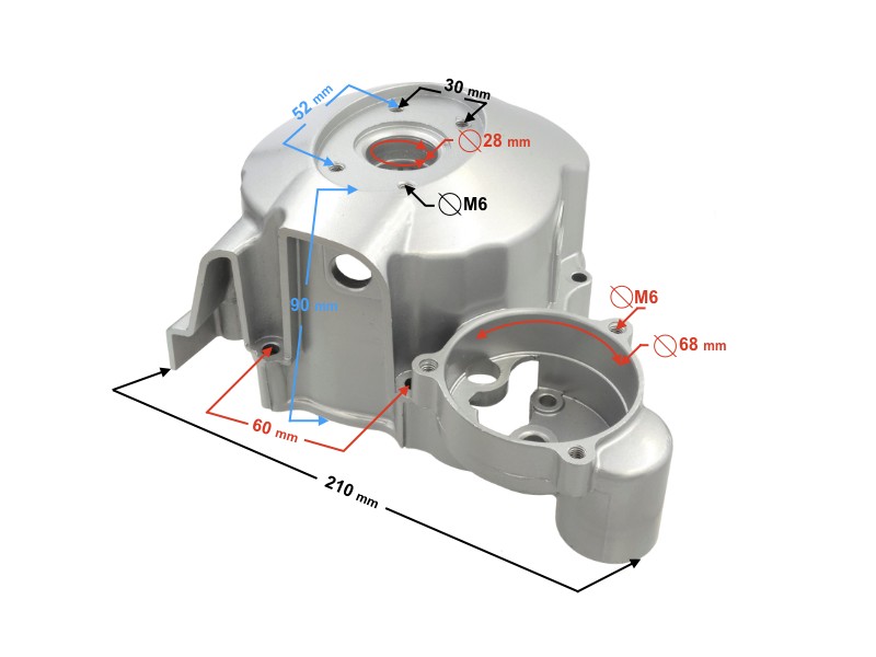 Magneto cover ATV 200