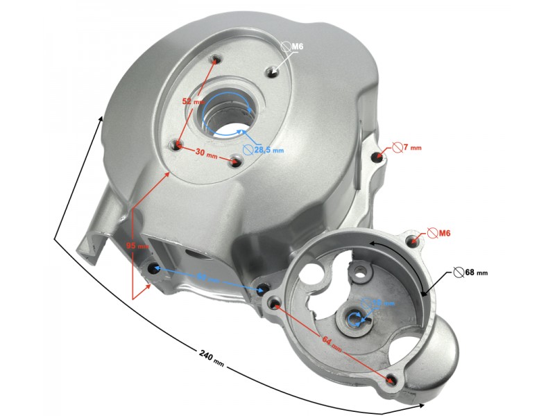 Zongshen CH250 Magneto Motor Cover