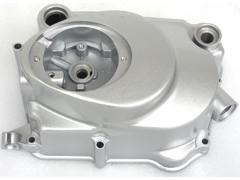 Clutch cover silver for horizontal engine BTS 154FMH,125cc 4T, 4-speed manual