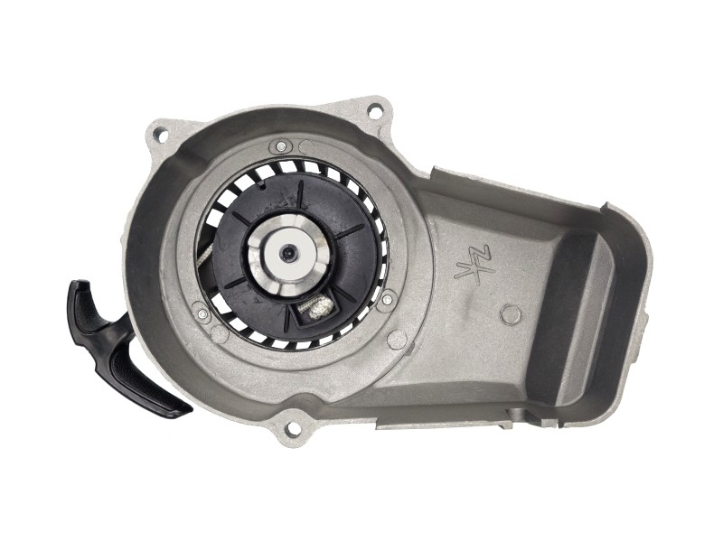 Engine cover - cutter for Pocket Bike moped (aluminum)