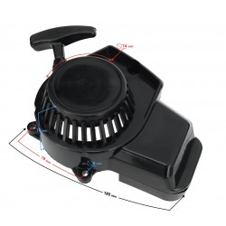 Engine cover - cutter for Pocket Bike moped (plastic)