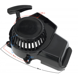 Engine cover - cutter for Pocket Bike moped ( plastic) second type