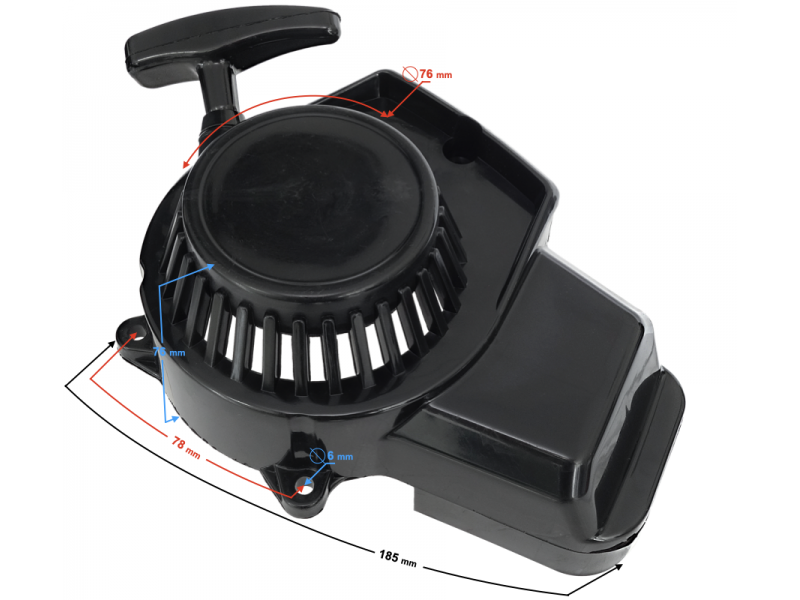 Engine cover - cutter for Pocket Bike moped ( plastic) second type