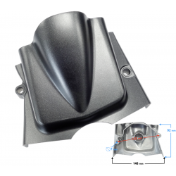 Sprocket cover for Moretti horizontal 152FMH engine, 110cc 4T, 4-speed manual, black