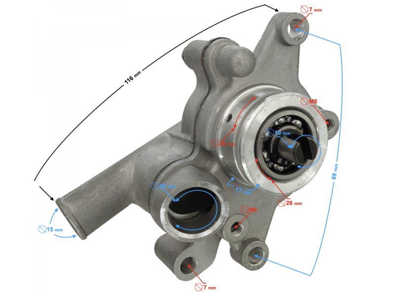 Water pump YP250