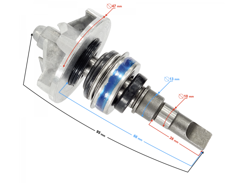 200-250cc atv water pump