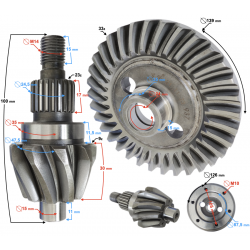 Front differential HISUN Tactic 550