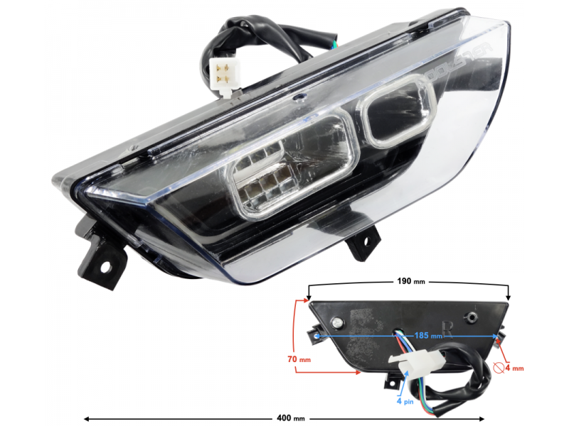 Right Headlight ATV Raptor 125 Right Headlight ATV Raptor 125