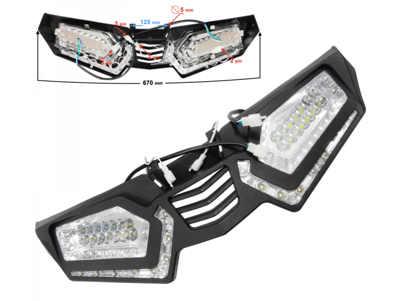 Headlight T-rex 125