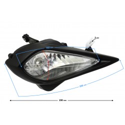 Right headlight Pentora