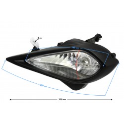 Left headlight Pentora