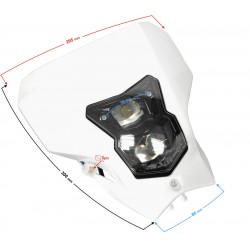 Front LED headlight DB250 MZK