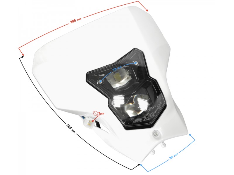 Front LED headlight DB250 MZK