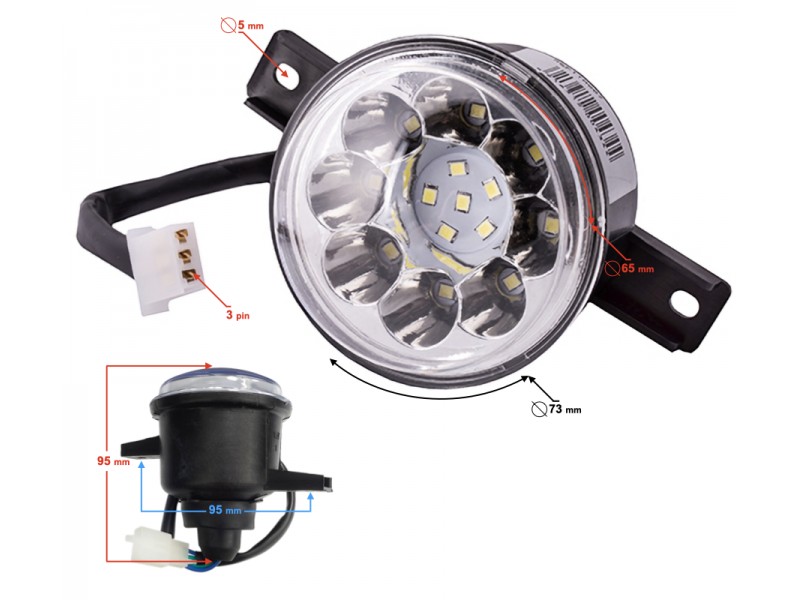 LED Headlight ATV Force