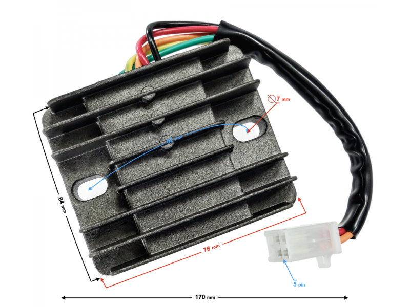 Voltage regulator for Bashan 200 quad
