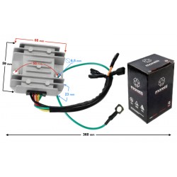 Voltage regulator for moped, 5 cables