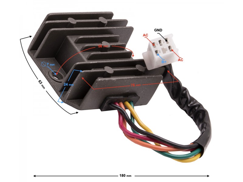 Voltage regulator FNX motorcycle