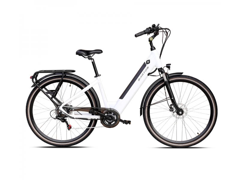 Rower elektryczny Barton E-smart 17 (36V13Ah) (468Wh) Biały