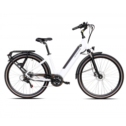Rower elektryczny Barton E-smart 17 (36V14,5Ah) (522Wh) Biały Rower elektryczny Barton E-smart 17 (36V14,5Ah) (522Wh) Biały