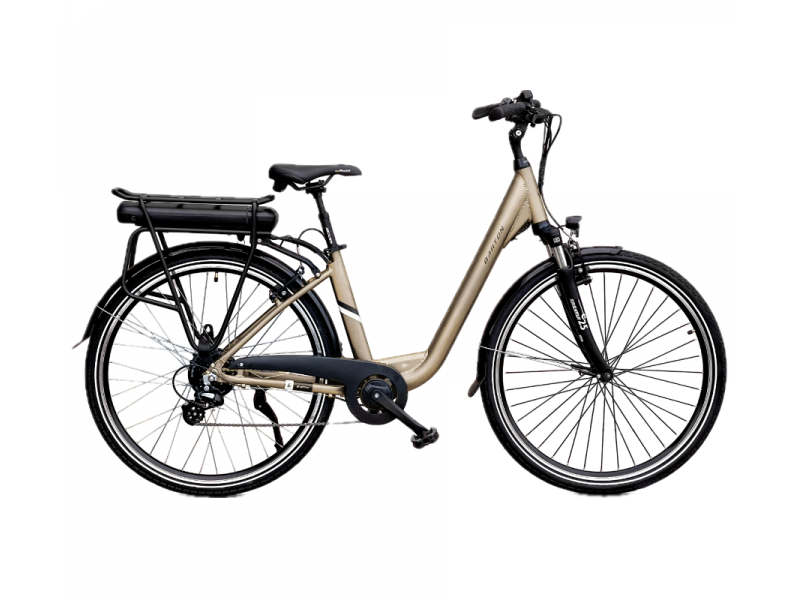 Rower elektryczny Barton E-city 26 Rose Gold 17 522Wh