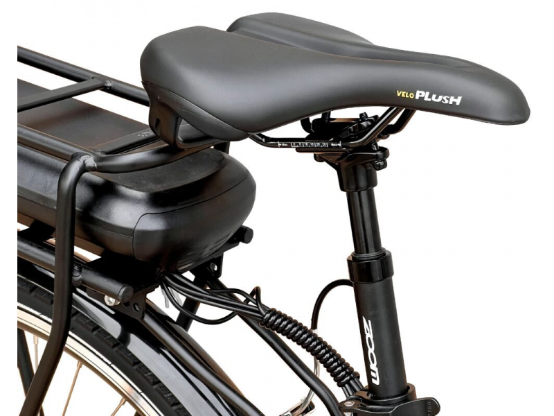 Rower elektryczny Barton E-city 26 Ciemny Brąz 17 522Wh