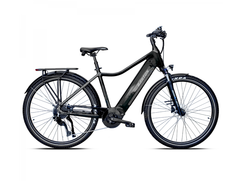 Rower elektryczny Barton M210 (720Wh) czarny połysk