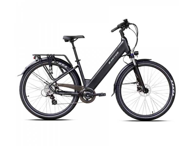Rower elektryczny Barton E-smart 2.0 (28)(17)(36V13Ah) (468Wh) Grafitowy