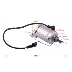 Starter for 175cc 163FMK