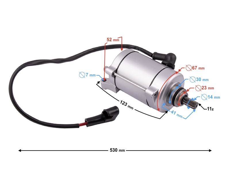 Starter for 175cc 163FMK