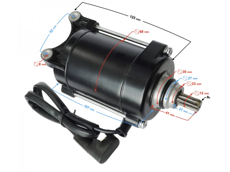 Starter for Classic 125 motorcycle