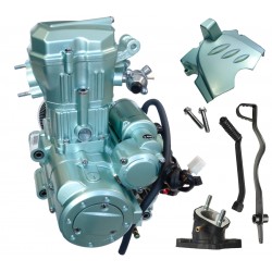 Liquid cooled engine ATV 200cc light blue