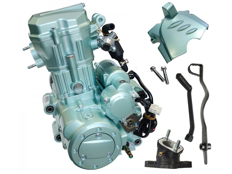 Liquid cooled engine ATV 250cc light blue Liquid cooled engine ATV 250cc light blue