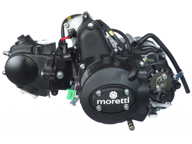 Horizontal engine 70cc 4T with air cooled manual gearbox for moped