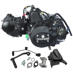 Horizontal engine 70cc 4T with air cooled manual gearbox for moped