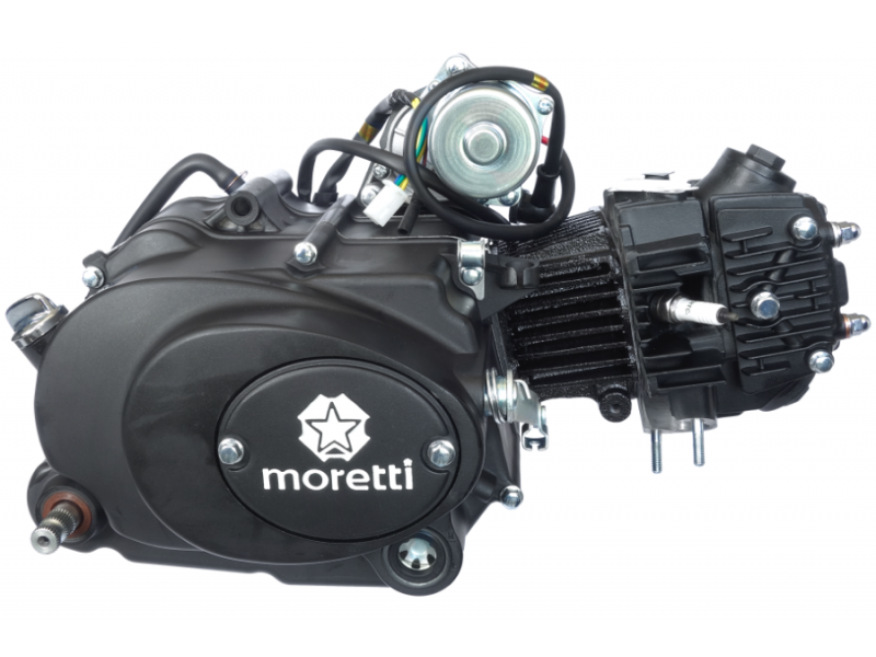 Horizontal engine 70cc 4T with air cooled manual gearbox for moped