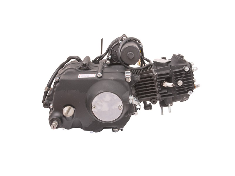 horizontal engine 70cc 4T with manual moped gearbox, black