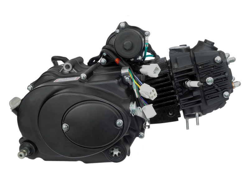 Horizontal engine 110cc for 4T motorcycle with manual gearbox