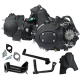 Horizontal engine 110cc for 4T motorcycle with manual gearbox