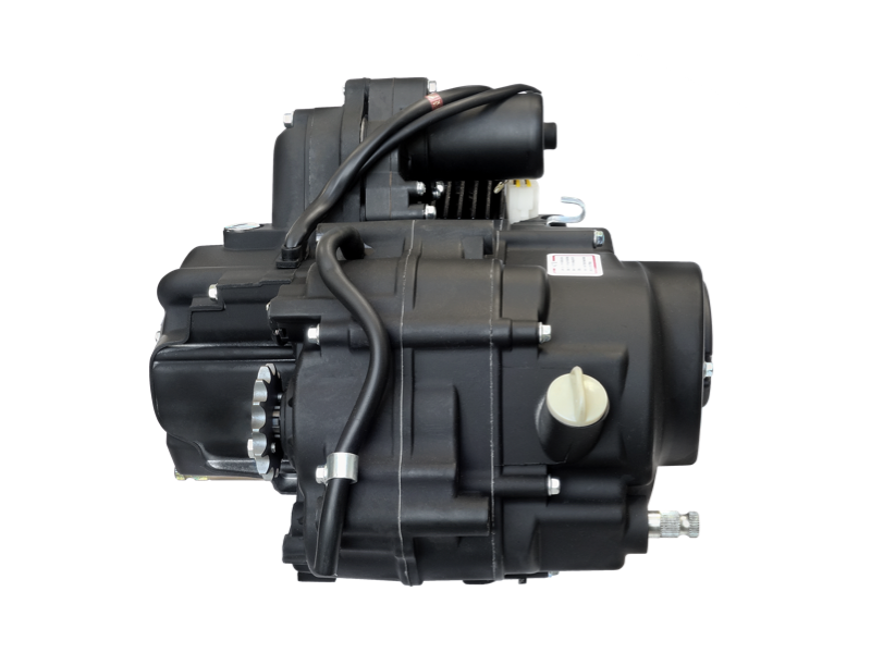 Horizontal engine 125cc for 4T motorcycle with manual gearbox