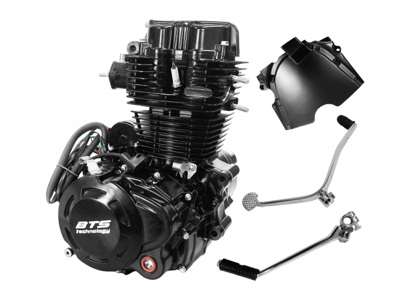 Vertical engine 167FMM, 250cc 4T, 5 speed manual, black