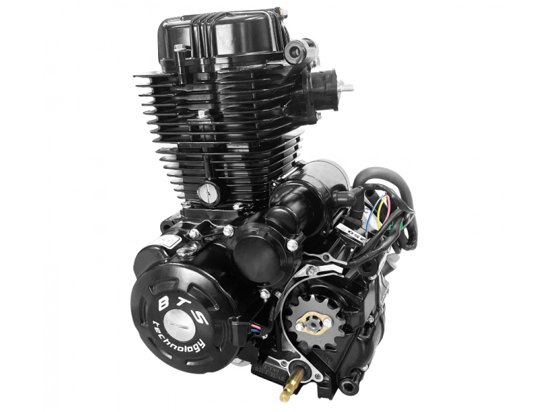 Vertical engine 167FMM, 250cc 4T, 5 speed manual, black