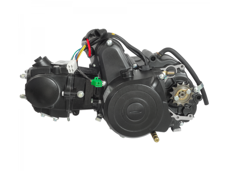 Moretti 50cc engine for moped, black