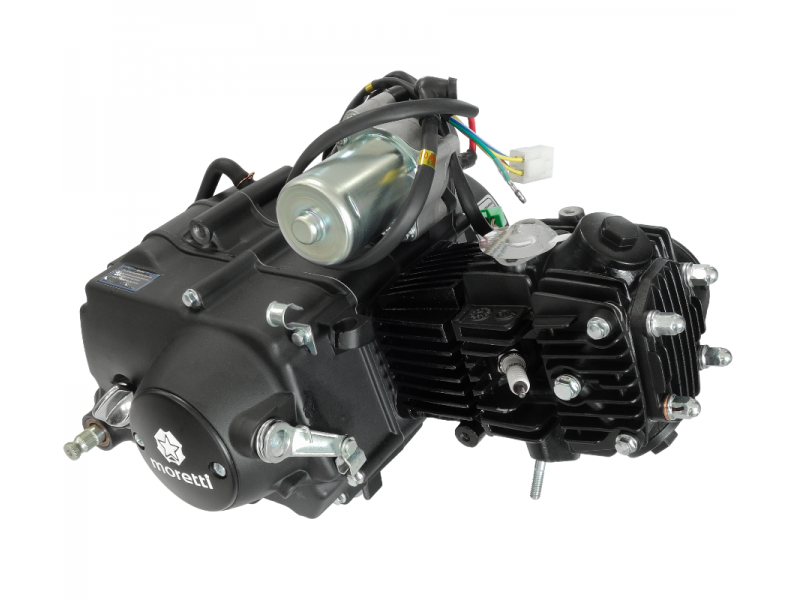 Moretti 50cc engine for moped, black