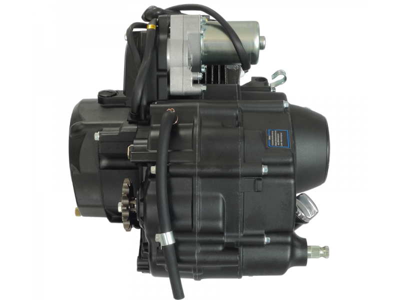 Moretti 50cc engine for moped, black