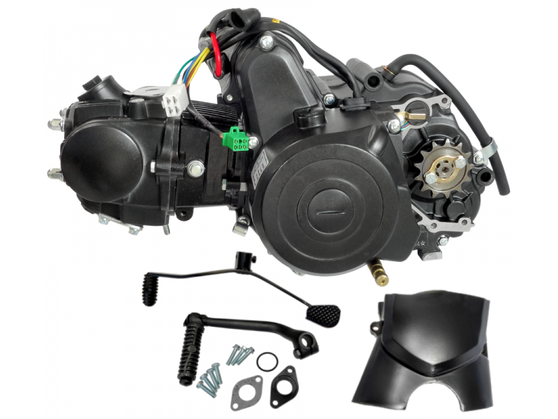 Moretti 50cc engine for moped, black